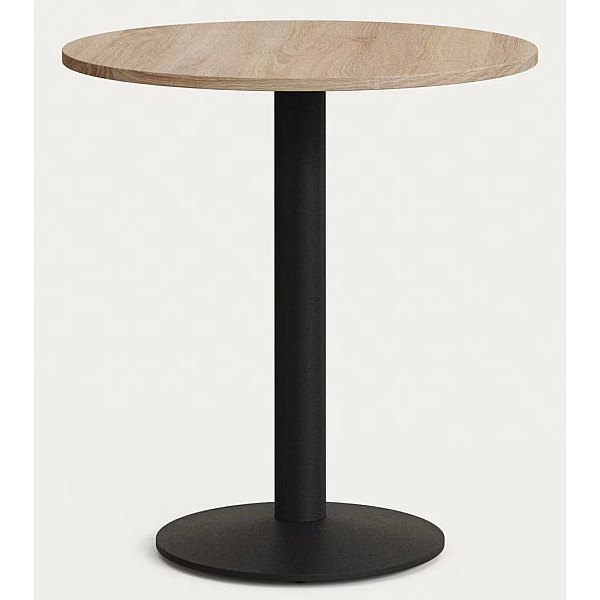 Стіл La Forma DINA T09010WM46 Натуральний Ø 70 см-1