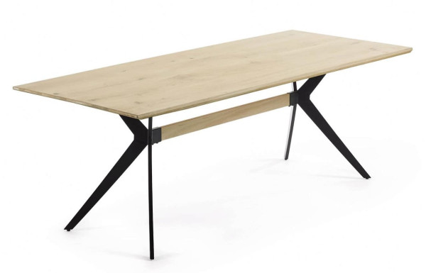 Стіл обідній La Forma AMETHYST 160х90 см CC1047M33 вибілений дуб-4