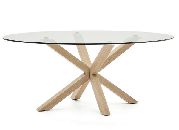 Овальный обеденный стол La Forma ARGO CC1354C05 Ø 200 x 100 см-2