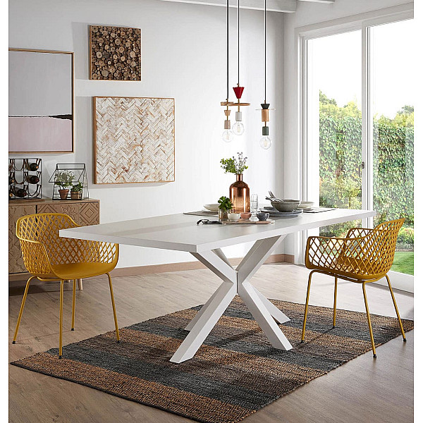 Обідній стіл La Forma ARYA 200х100 см Білий C360L05-0