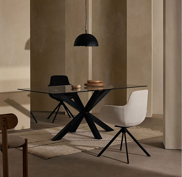 Обеденный стол La Forma ARYA 200х100 см Прозрачный C408C07-0