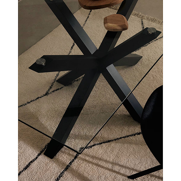 Обеденный стол La Forma ARYA 200х100 см Прозрачный C408C07-3