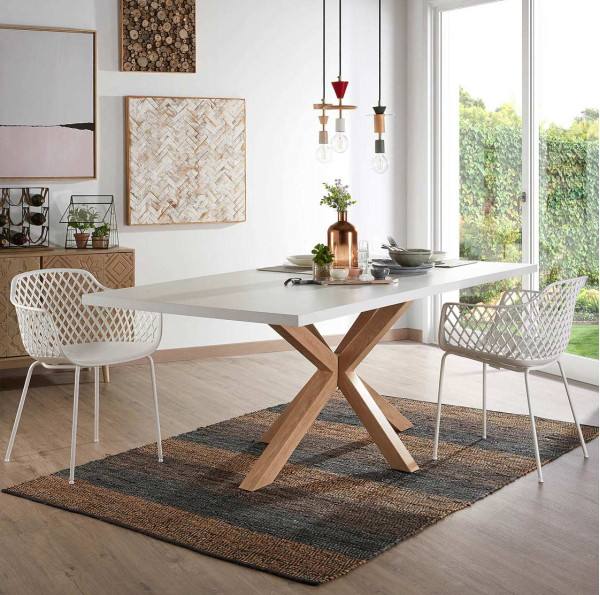 Обеденный стол La Forma ARYA 180х100 см Белый C430L05-0