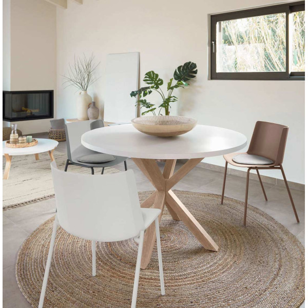 Обеденный стол La Forma ARYA 120 см Белый CC6020M05-0