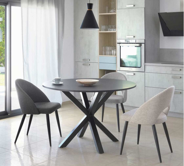 Обідній стіл La Forma ARYA 120 см Чорний CC6021M01-0