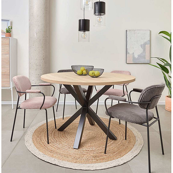 Обеденный стол La Forma ARYA 120 см Натуральный CC6021M46-0