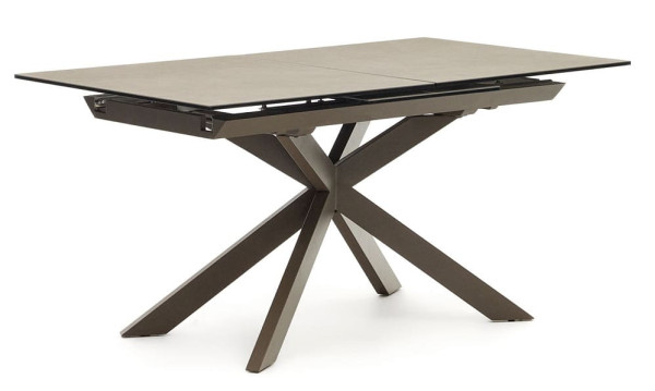 Розкладний обідній стіл La Forma ATMINDA 1416T03003KK15 Коричневий 160 (210) x 90 см-1