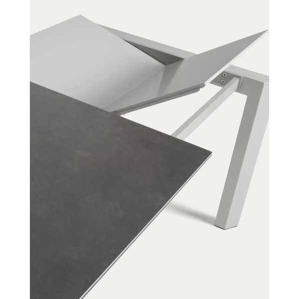 Керамічний стіл розкладний обідній La Forma ATTA CC0182VR 90-140 (200) см-4