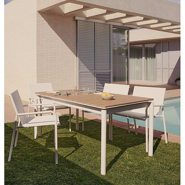 Раскладной обеденный стол La Forma CANYELLES J0200002MM46 140 (200) x 90 см-0