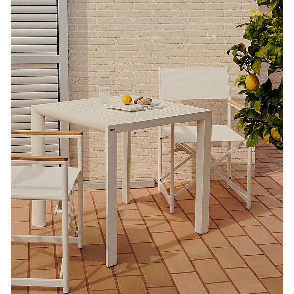 Обідній стіл La Forma CULIP J0100038NN05 Білий 77х77 см-0