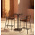 Барний стіл La Forma DINA T09013HP01 Чорний 60х60 см