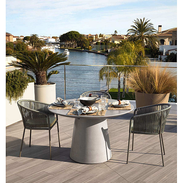 Обідній стіл La Forma ITAI CC2218PR03 Ø 120 см-0