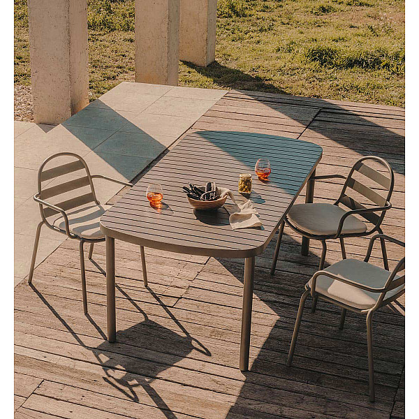 Обідній стіл садовий La Forma JONCOLS J0800007NN19 Зелений 180 х 90 см-0