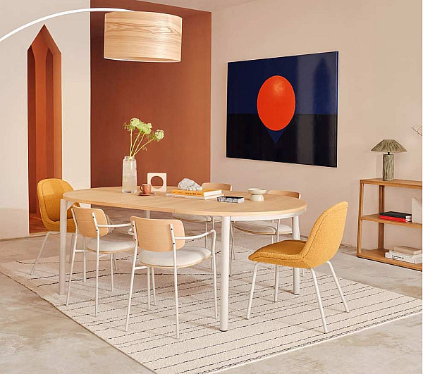 Стол раскладной обеденный La Forma MONTUIRI T0300021MM40 120 (200) см-0