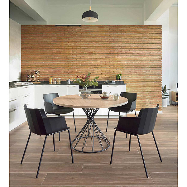 Обеденный стол La Forma NIUT 120 см Натуральный CC6022M46-0