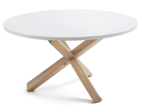 Обідній стіл La Forma NORI 135 см Білий CC0531L05-4