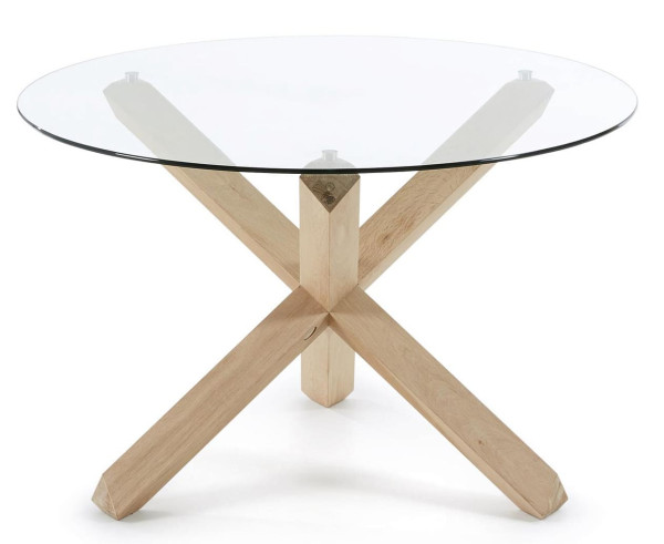 Обеденный стол La Forma NORI CC0738C07 Прозрачный 120 см-1