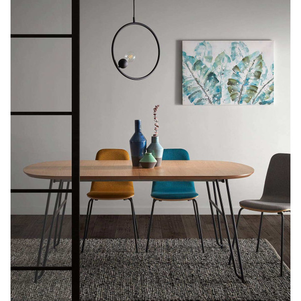 Розкладний обідній стіл La Forma NOVAKS CC1073M46 140 (220) х 90 см-0