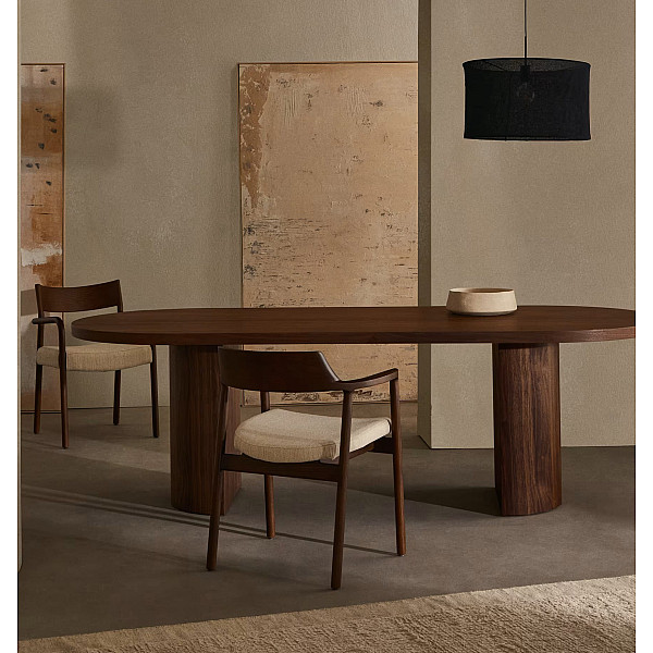 Обідній стіл La Forma Nealy T00013MW09 Горіх 240х100 см-0