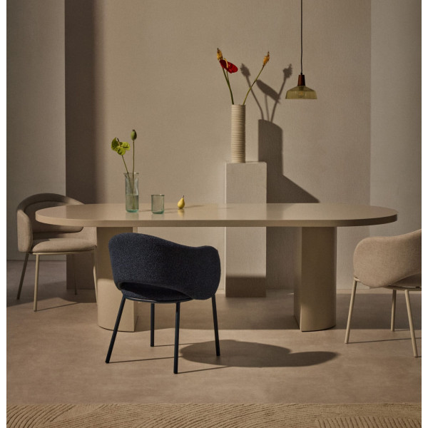 Обеденный стол La Forma Nealy T0100060LL05 Экрю 240х100 см-0