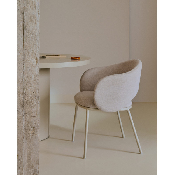 Обеденный стол La Forma Nealy T0100060LL05 Экрю 240х100 см-5