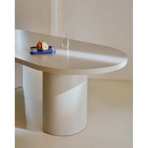 Обеденный стол La Forma Nealy T0100060LL05 Экрю 240х100 см-2