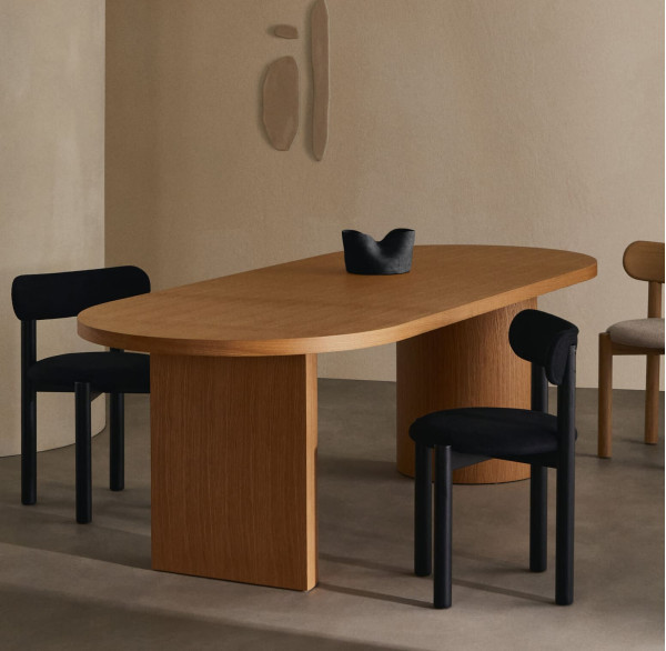 Обідній стіл La Forma Nealy T0100072MM40 Дуб 200х100 см-0