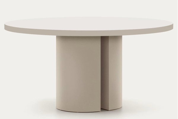 Обеденный стол La Forma Nealy T0300050LL05 Экрю Ø 150 см-3