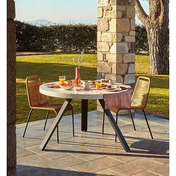 Обеденный стол La Forma SHANELLE CC1220PR05 Белый Ø 120 см-0