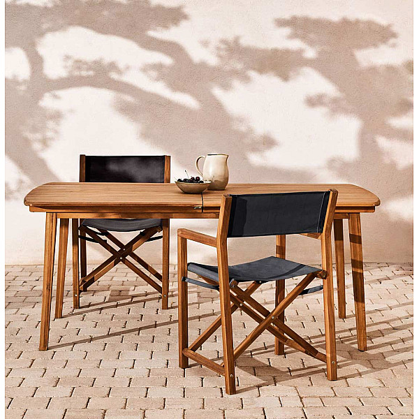 Обеденный раскладной садовый стол La Forma THIANNA J0200001MM43 180 (240) х 90 см-0