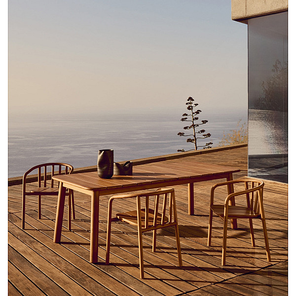 Раскладной обеденный стол La Forma Turqueta J0100094MM47 220 (294) х 100 см-0