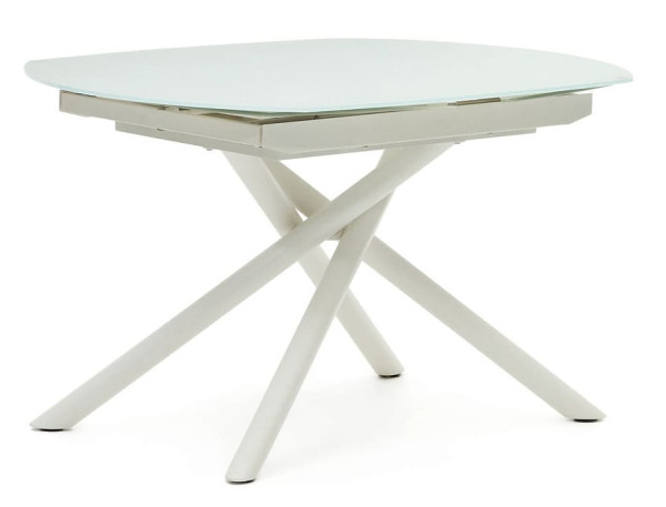 Розкладний обідній стіл La Forma VASHTI 1416T03002KK05 Білий 130 (190) х 100 см-2