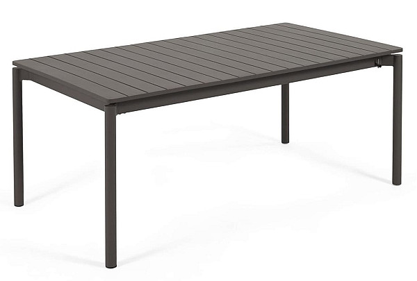 Розкладний обідній садовий стіл La Forma ZALTANA CC6031R02 Темно-сірий 180 (240) x 100 см-4