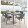 Раскладной обеденный садовый стол La Forma ZALTANA LH0722R02 Темно-серый 140 (200) x 90 см
