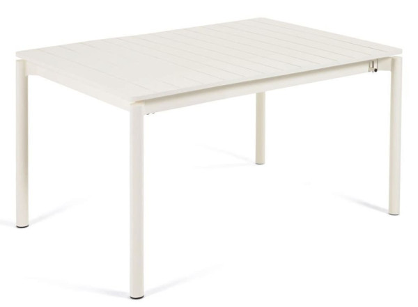 Розкладний обідній садовий стіл La Forma ZALTANA LH0722R33 Білий 140 (200) x 90 см-6