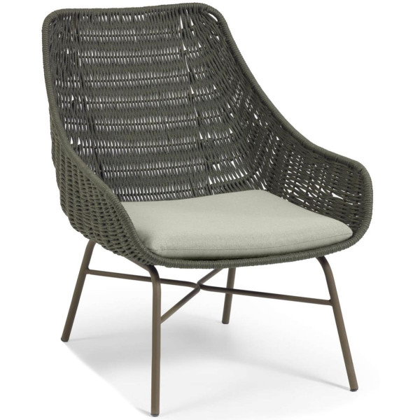 Крісло La Forma ABELI CC2243J19 Оливковий-0