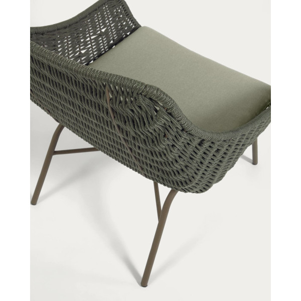 Крісло La Forma ABELI CC2243J19 Оливковий-7