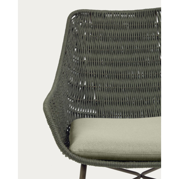 Крісло La Forma ABELI CC2243J19 Оливковий-4