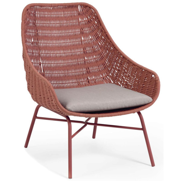 Крісло La Forma ABELI CC2243J86 Рожевий-0