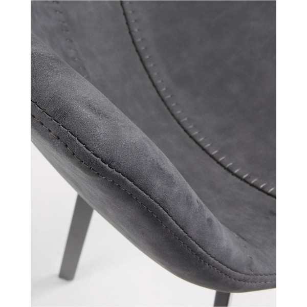 Барний стілець La Forma ANDI Графіт-4