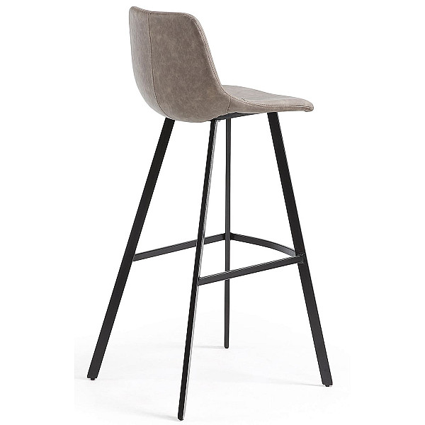 Барний стілець La Forma ANDI Сіро-коричневий-3