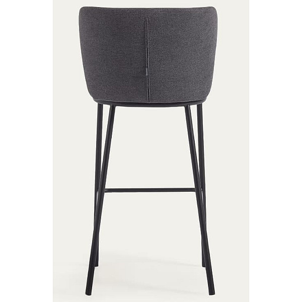 Барный стул La Forma CISELIA CC3001KY15 Темно-серый ткань Синель-6