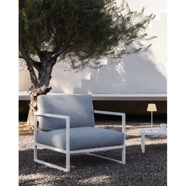 Кресло La Forma COMOVA O100_10_ST26 Голубое-1