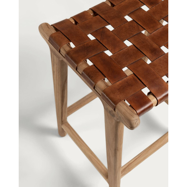 Напівбарний стілець La Forma Calixta Коричневий CC1948P10-3