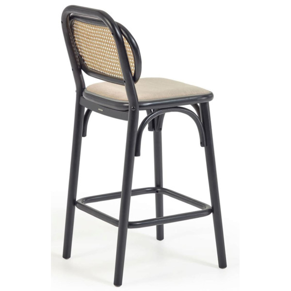 Полубарный стул La Forma Doriane Черный-4