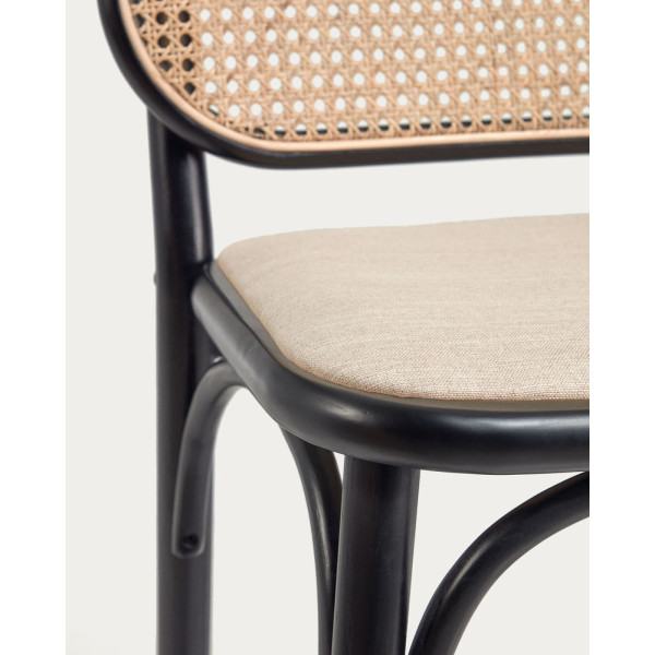 Полубарный стул La Forma Doriane Черный-5