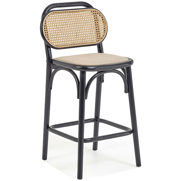 Полубарный стул La Forma Doriane Черный-0