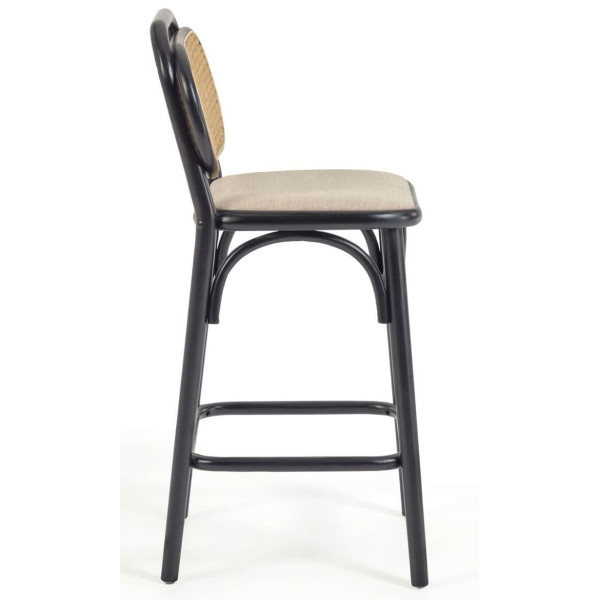 Полубарный стул La Forma Doriane Черный-3