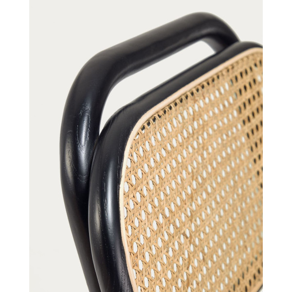 Полубарный стул La Forma Doriane Черный-6