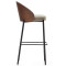 Барный стул La Forma EAMY C0600001HE033 Бежевый-коричневый-2-thumb